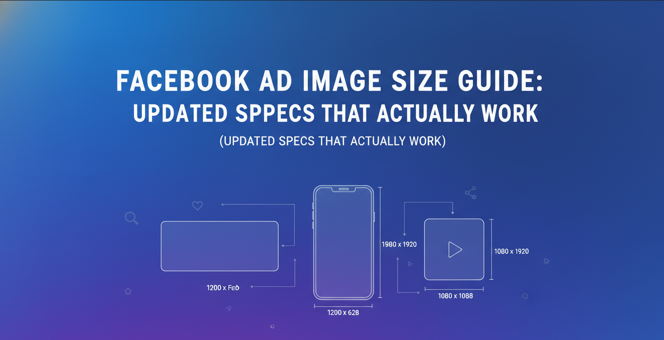 Facebook ad image size