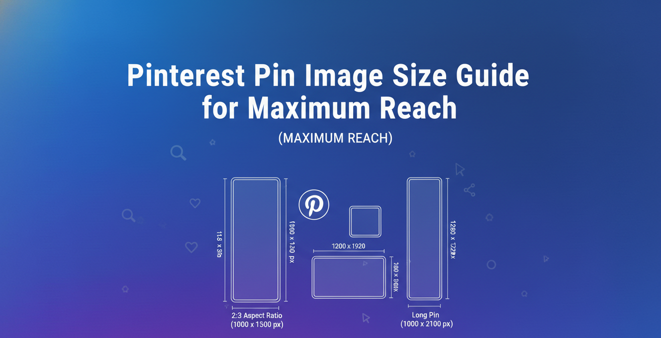 Pinterest Pin Image Size Guide for Maximum Reach