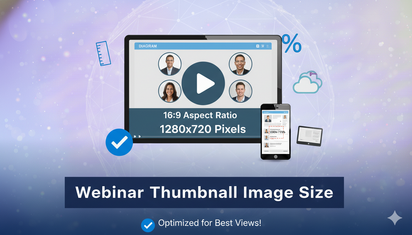 webinar thumbnail size, webinar thumbnail dimensions, webinar image size, webinar thumbnail requirements, youtube webinar thumbnail size, zoom webinar thumbnail size, webinar banner size, webinar cover image size, social media webinar thumbnail, webinar thumbnail best practices, webinar design size guide